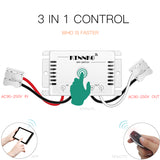 1Gang TUYA wifi light switch 433MHz 110V 220V remote control smart lamp relay receiver