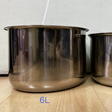 6L Replacement Liner Stainless Steel Inner Pot For MLGB 6L Black Garlic Fermenter Machine,SUS304 Steel Non Stick Coating