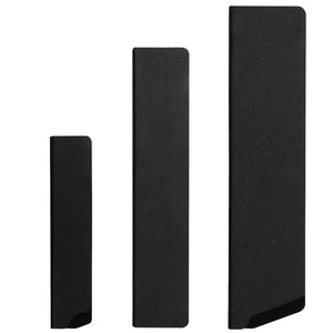 3 - Piece Universal Knife Edge Guards Set - 8 Inch / 6Inch / 5Inches ,Knife Sleeve for Chefs Knife, Cleaver - Plastic & Felt