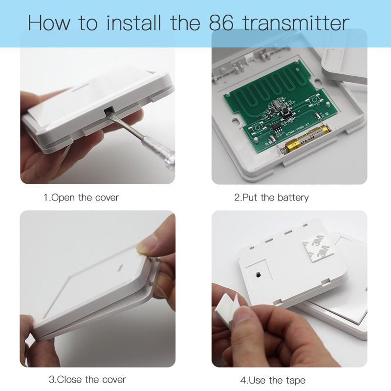 Wireless Electrical Kit Batteryless Wireless Light Switch Kit - Self ...