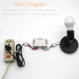 1Gang TUYA wifi light switch 433MHz 110V 220V remote control smart lamp relay receiver