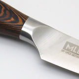 MLGB 4inch Paring Knife German Stainless Steel with Pakkawood Handle